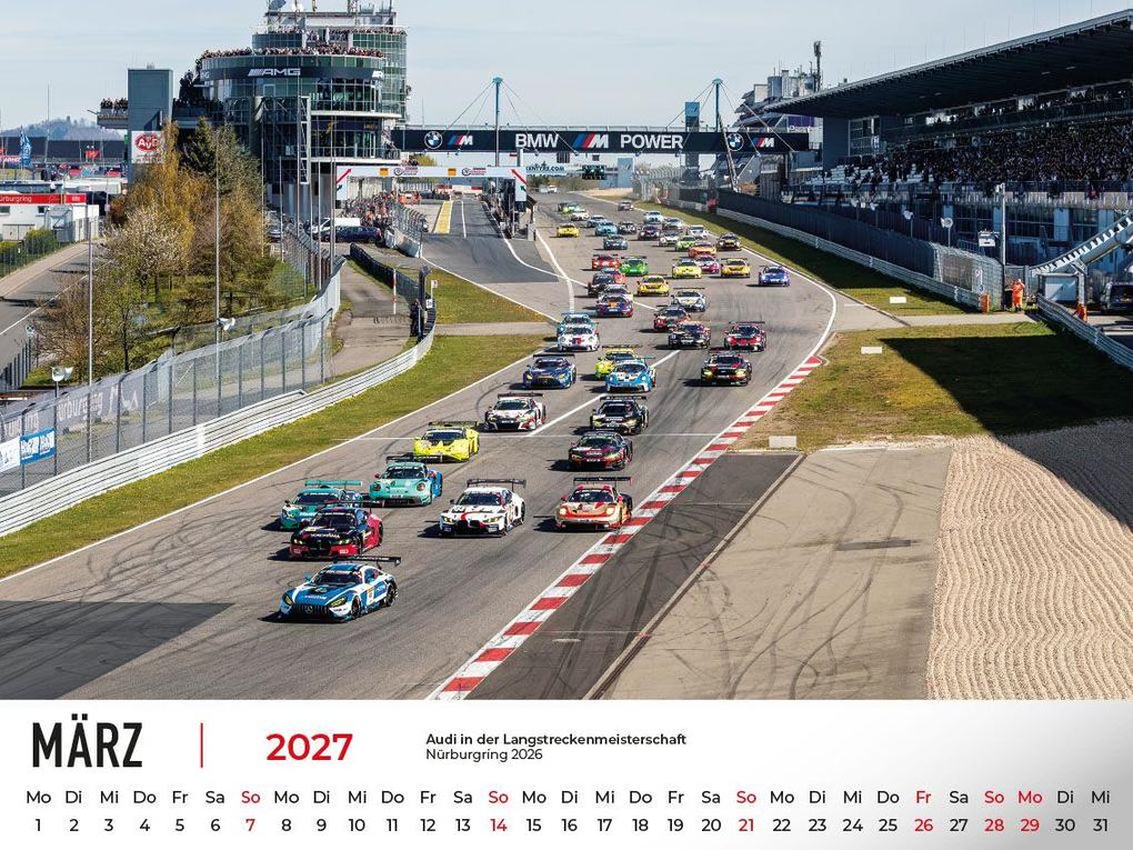 Weitere Ansicht: Audi im Rennsport Kalender 2027 | Frank Pommer