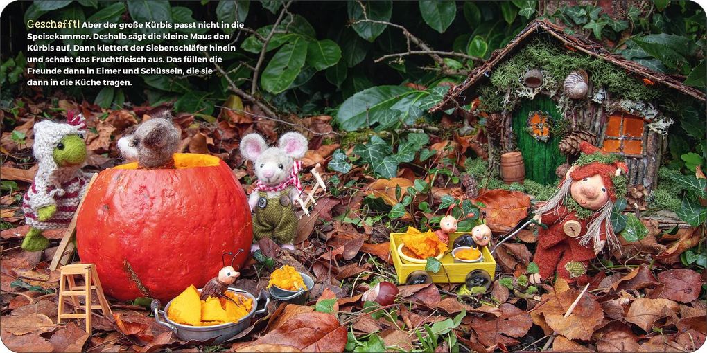 Weitere Ansicht: Die kleine Maus im Herbst | Outi Kaden