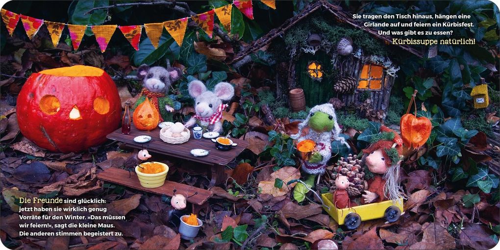 Weitere Ansicht: Die kleine Maus im Herbst | Outi Kaden