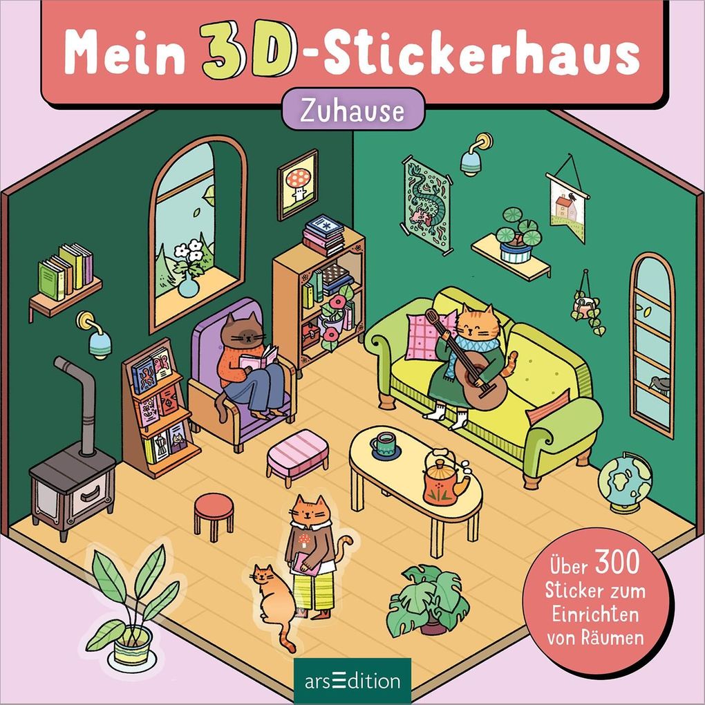 Weitere Ansicht: Mein 3D-Stickerhaus - Cozy Zuhause