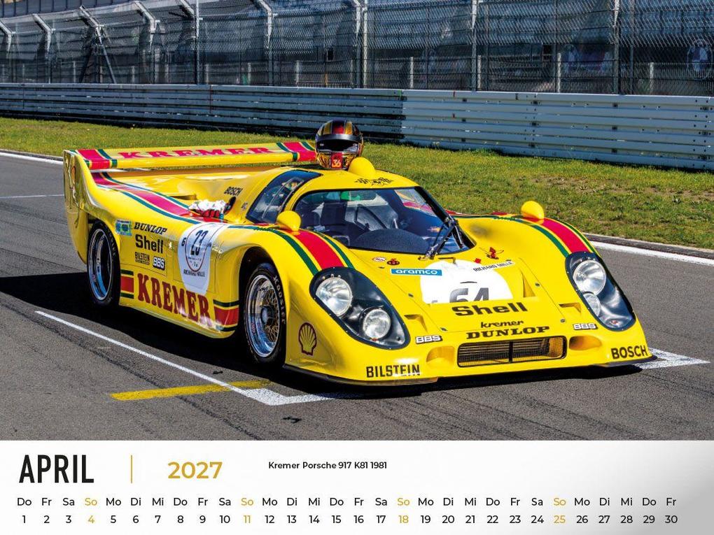 Weitere Ansicht: Porsche im Rennsport Kalender 2027 | Frank Pommer