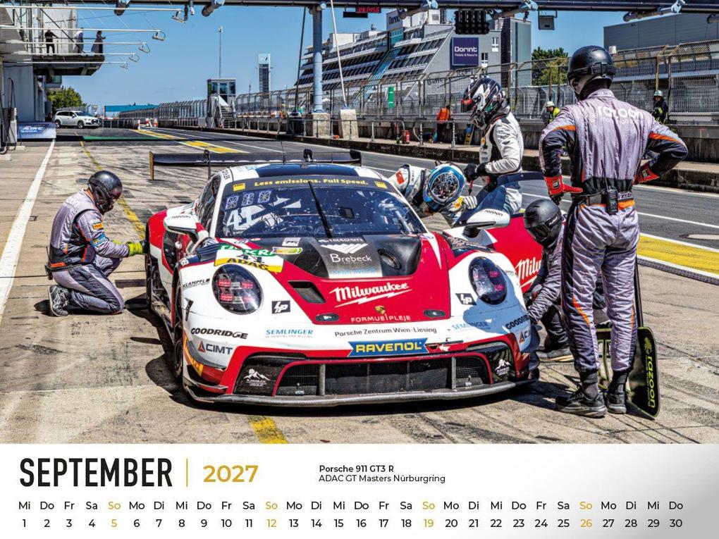 Weitere Ansicht: Porsche im Rennsport Kalender 2027 | Frank Pommer