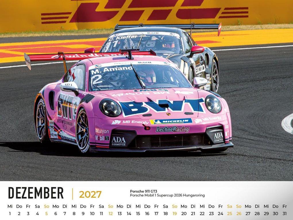 Weitere Ansicht: Porsche im Rennsport Kalender 2027 | Frank Pommer