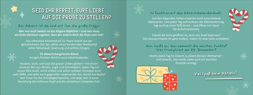 Weitere Ansicht: Das ultimative Adventsduell für Paare. 24 Spiele - 1 Gewinner