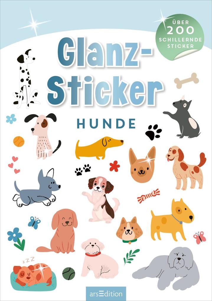 Weitere Ansicht: Glanz-Sticker - Hunde