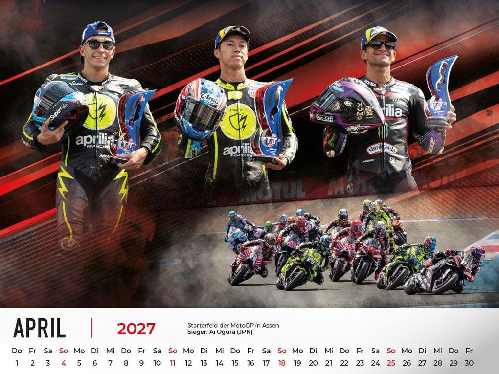 Weitere Ansicht: Motorrad Grand Prix Kalender 2027 | Frank Pommer