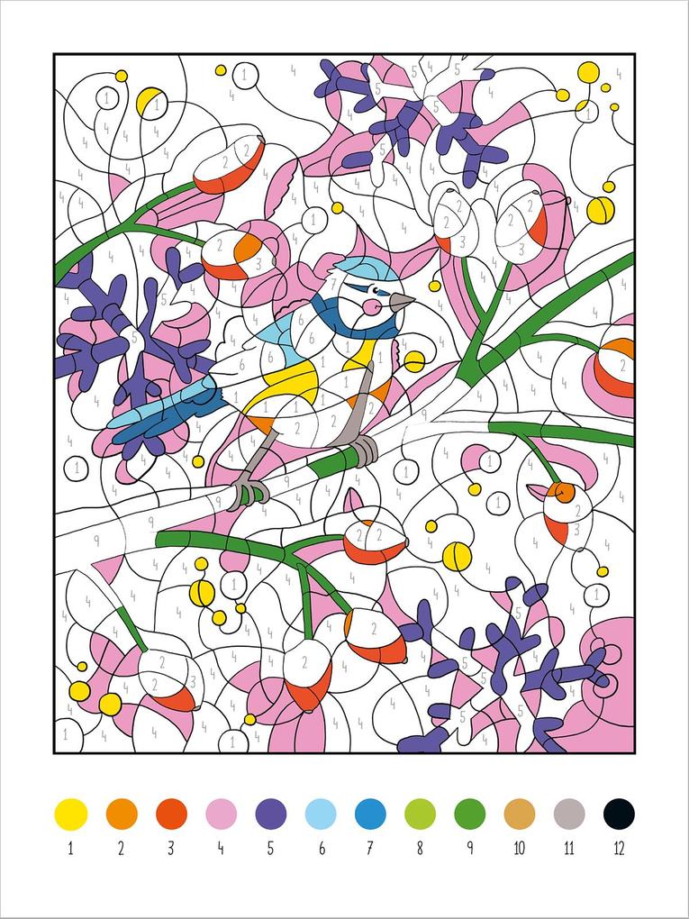 Weitere Ansicht: Mein dickes Malen-nach-Zahlen-Buch - Im Winter