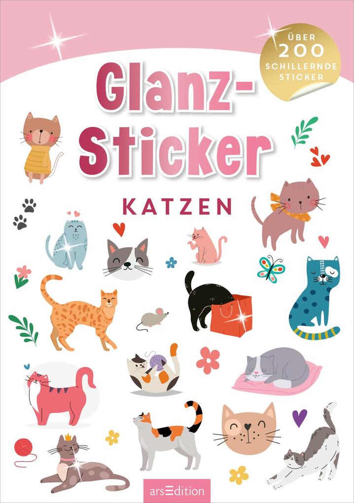 Weitere Ansicht: Glanz-Sticker - Katzen