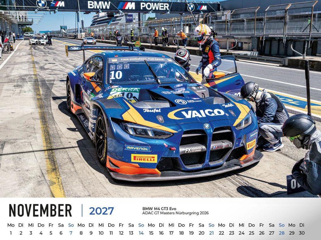 Weitere Ansicht: BMW im Rennsport Kalender 2027 | Frank Pommer
