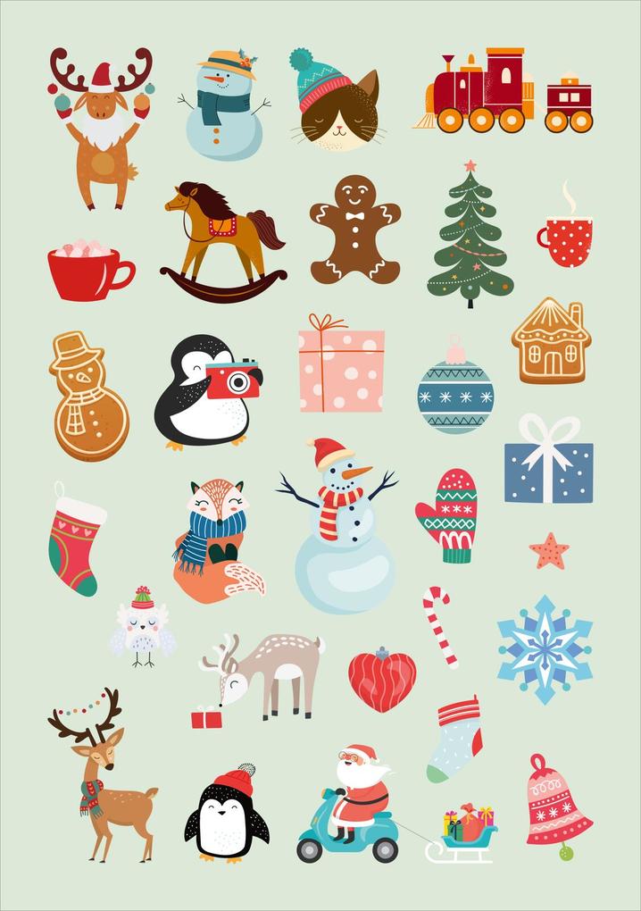 Weitere Ansicht: Weihnachtssticker