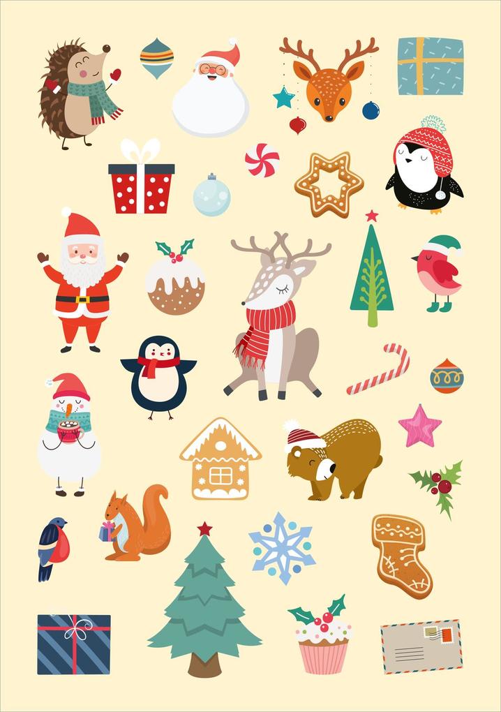 Weitere Ansicht: Weihnachtssticker