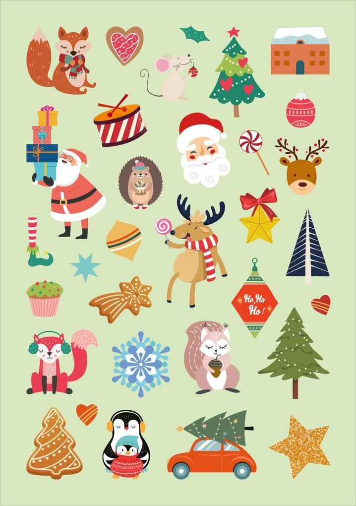 Weitere Ansicht: Weihnachtssticker