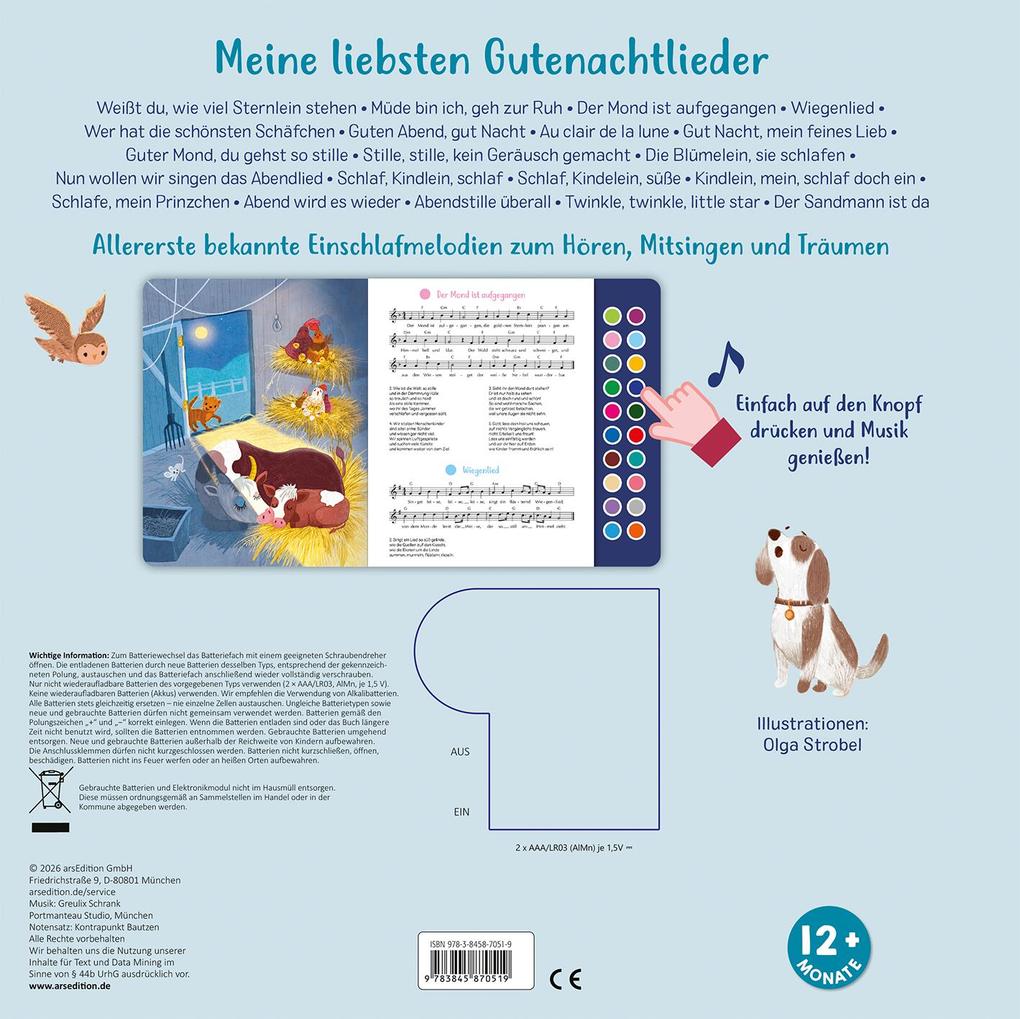 Weitere Ansicht: Sing mit! Gutenachtlieder | Gerald "Greulix" Schrank