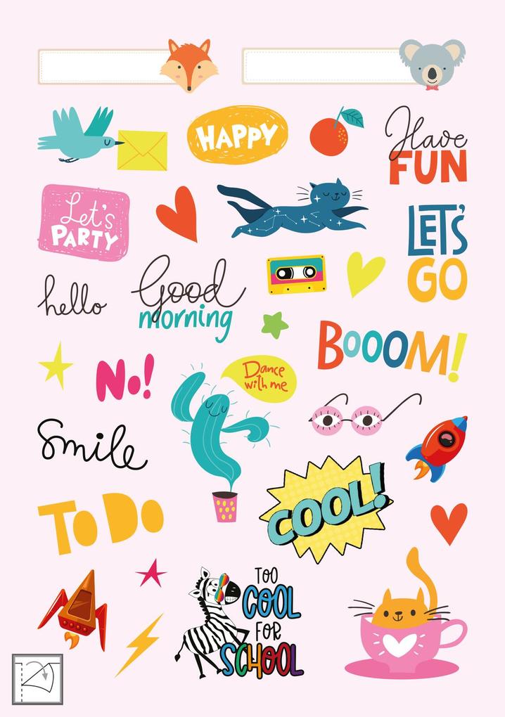 Weitere Ansicht: Schulspaßsticker - Back to School