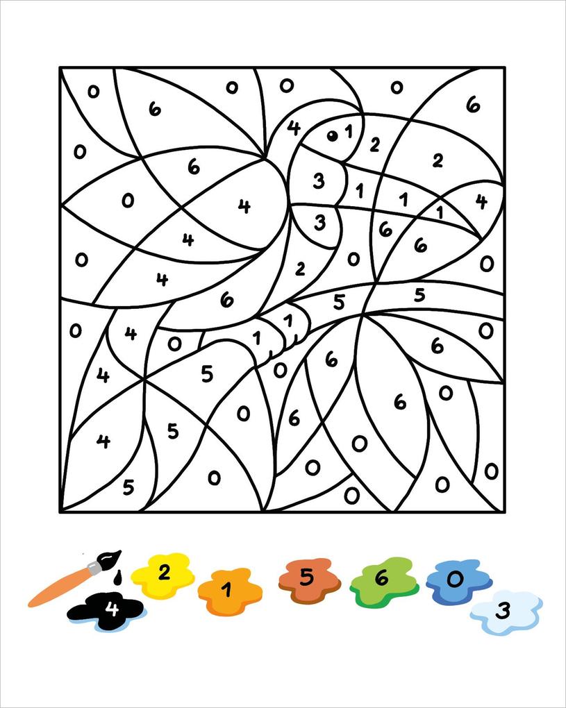 Weitere Ansicht: Malen nach Zahlen Mini - Zoo