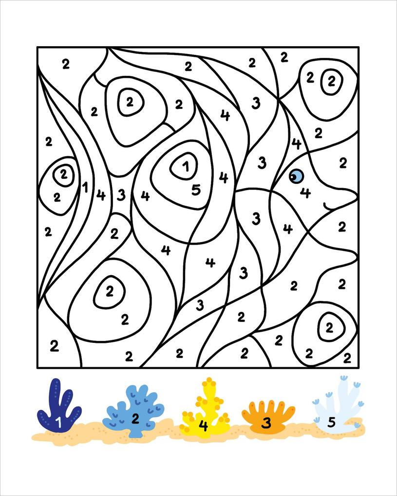 Weitere Ansicht: Malen nach Zahlen Mini - Zoo