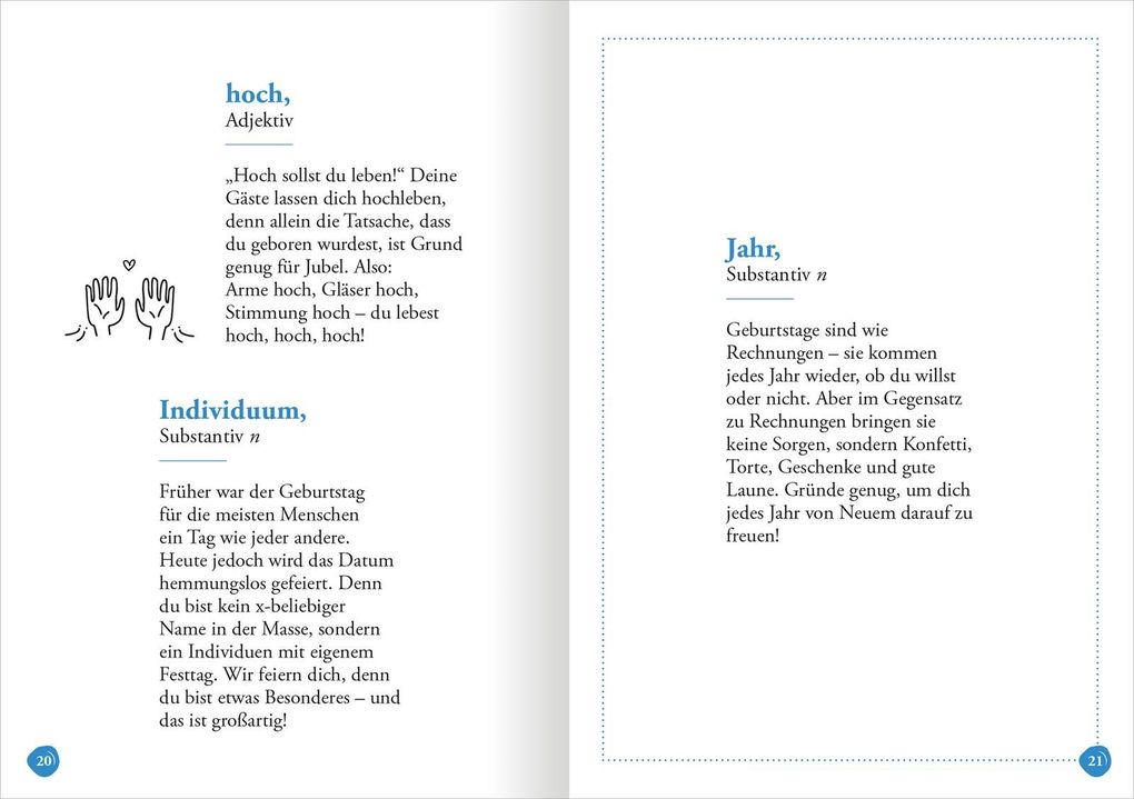Weitere Ansicht: Geburtstag (Substantiv, m)