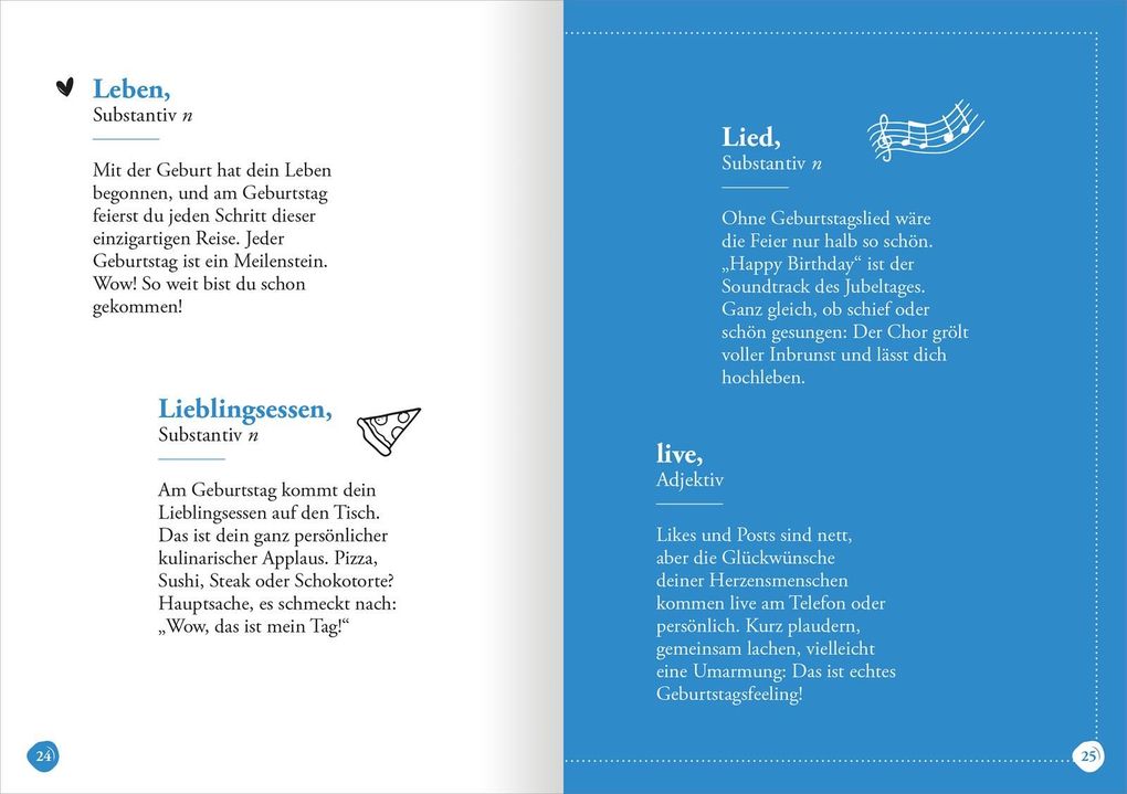 Weitere Ansicht: Geburtstag (Substantiv, m)