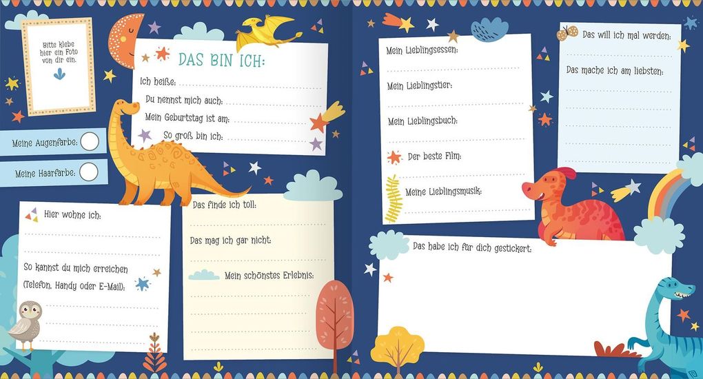 Weitere Ansicht: Alle meine Freunde - Weltraum | Mit über 300 Stickern