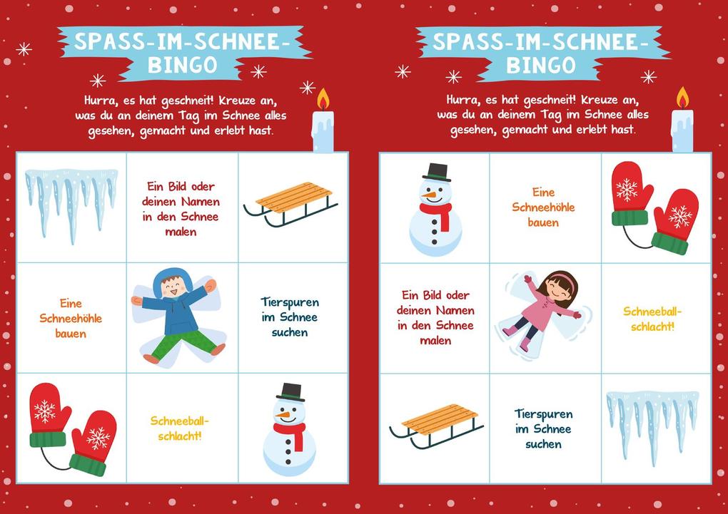 Weitere Ansicht: Winter-Bingo