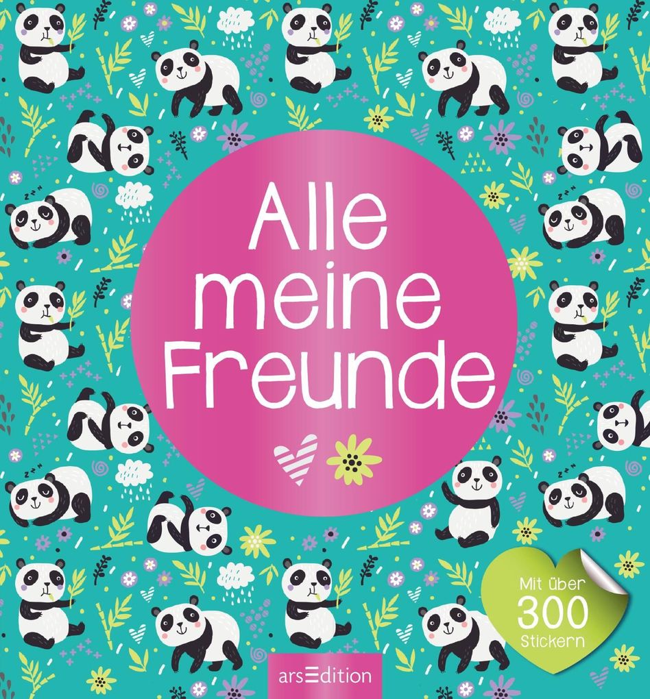Weitere Ansicht: Alle meine Freunde - Panda | Mit über 300 Stickern