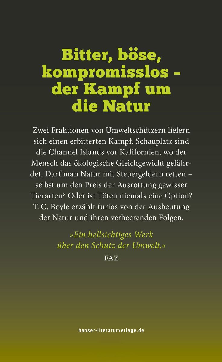 Weitere Ansicht: Wenn das Schlachten vorbei ist | T.C. Boyle