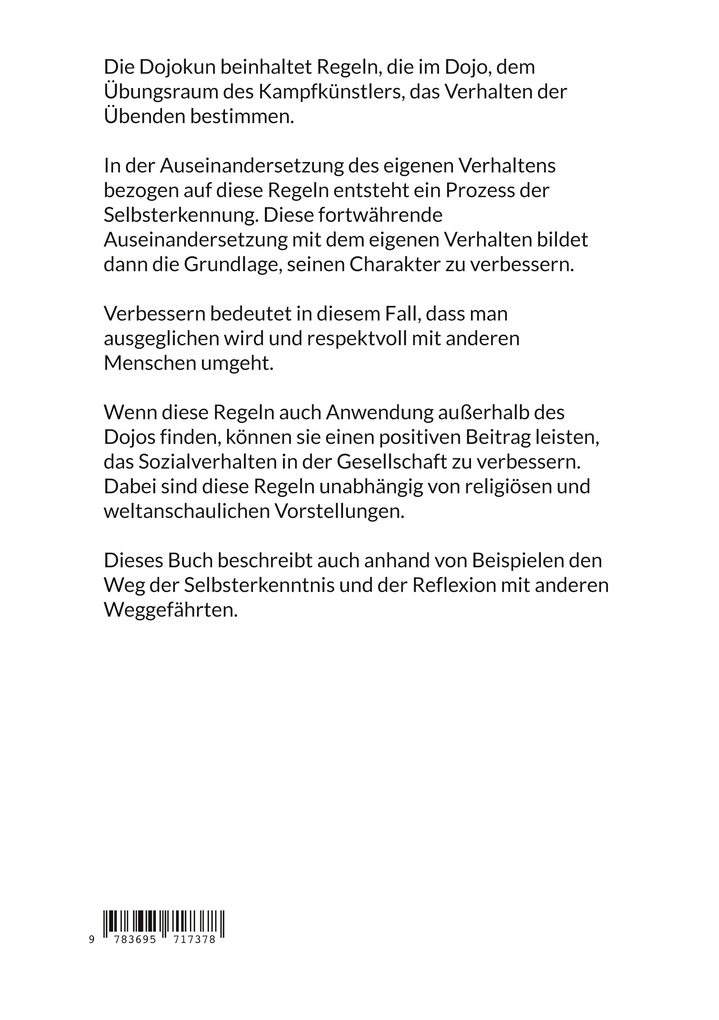 Weitere Ansicht: Die Dojokun als Spiegel | Rainer Veyhl