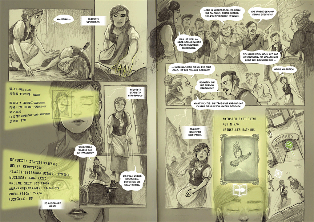 Weitere Ansicht: Cryptos - Die Graphic Novel | Ursula Poznanski, Christopher Tauber