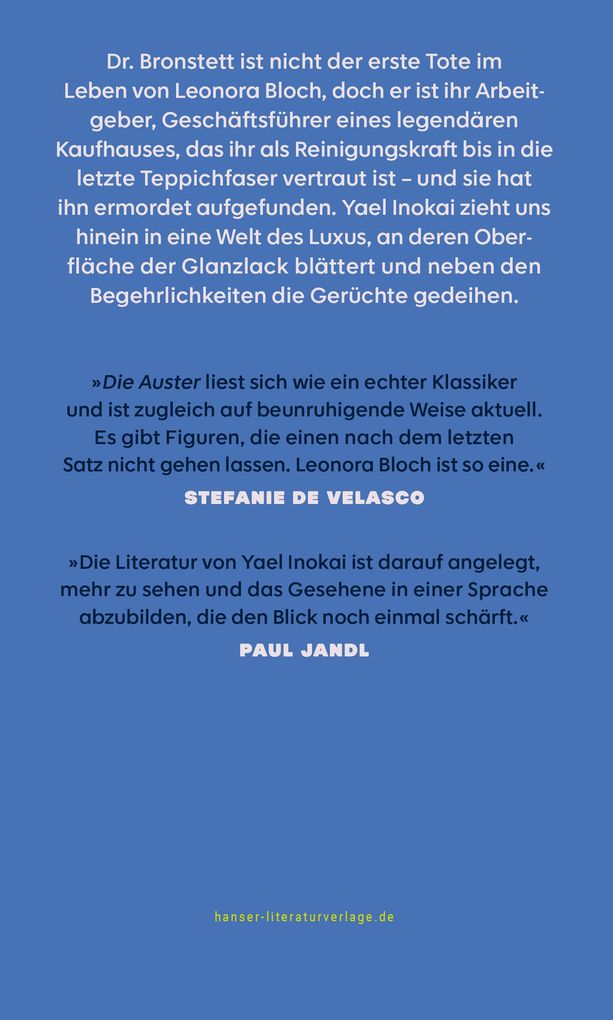 Weitere Ansicht: Die Auster | Yael Inokai
