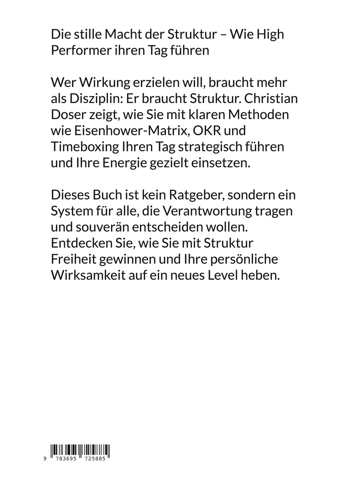 Weitere Ansicht: Die stille Macht der Struktur | Christian Doser