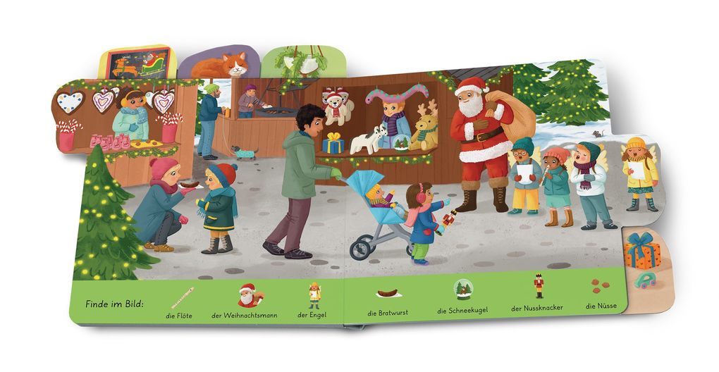 Weitere Ansicht: Suchbuch für kleine Entdecker. Wunderschöne Weihnachtszeit | Meike Teichmann