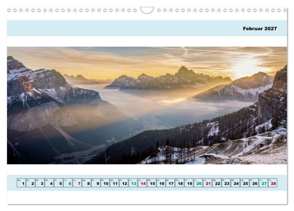 Weitere Ansicht: Alpen - Panorama - Mehr Aussicht geht nicht (Wandkalender 2027 DIN A3 quer), CALVENDO Monatskalender | Torsten Irmer, Calvendo