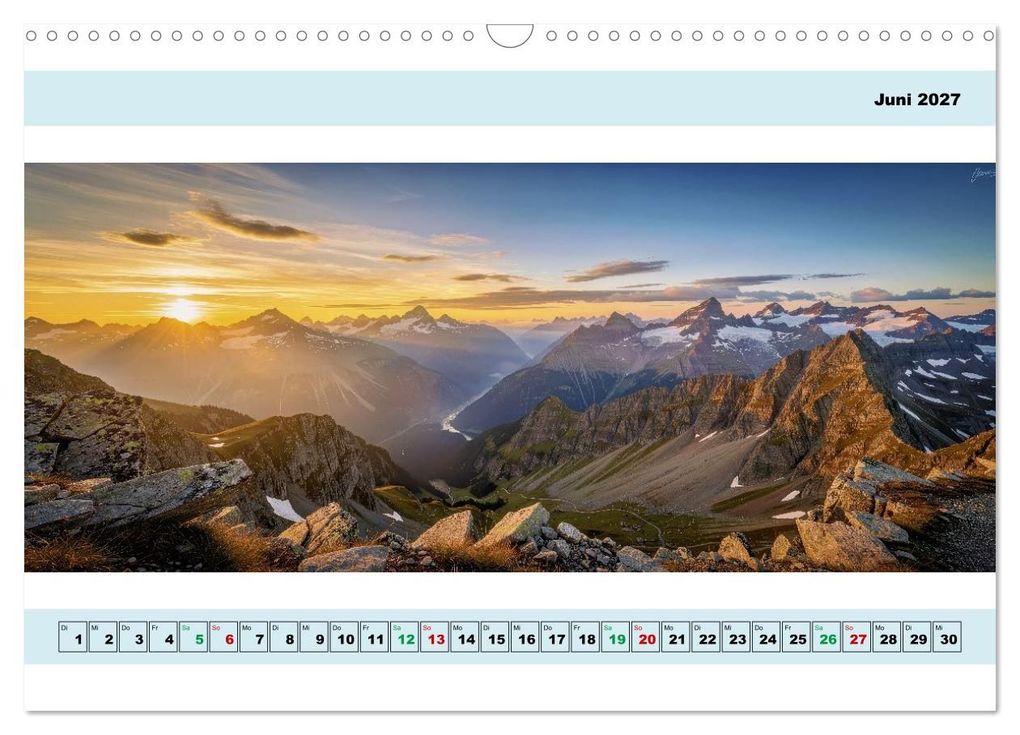 Weitere Ansicht: Alpen - Panorama - Mehr Aussicht geht nicht (Wandkalender 2027 DIN A3 quer), CALVENDO Monatskalender | Torsten Irmer, Calvendo