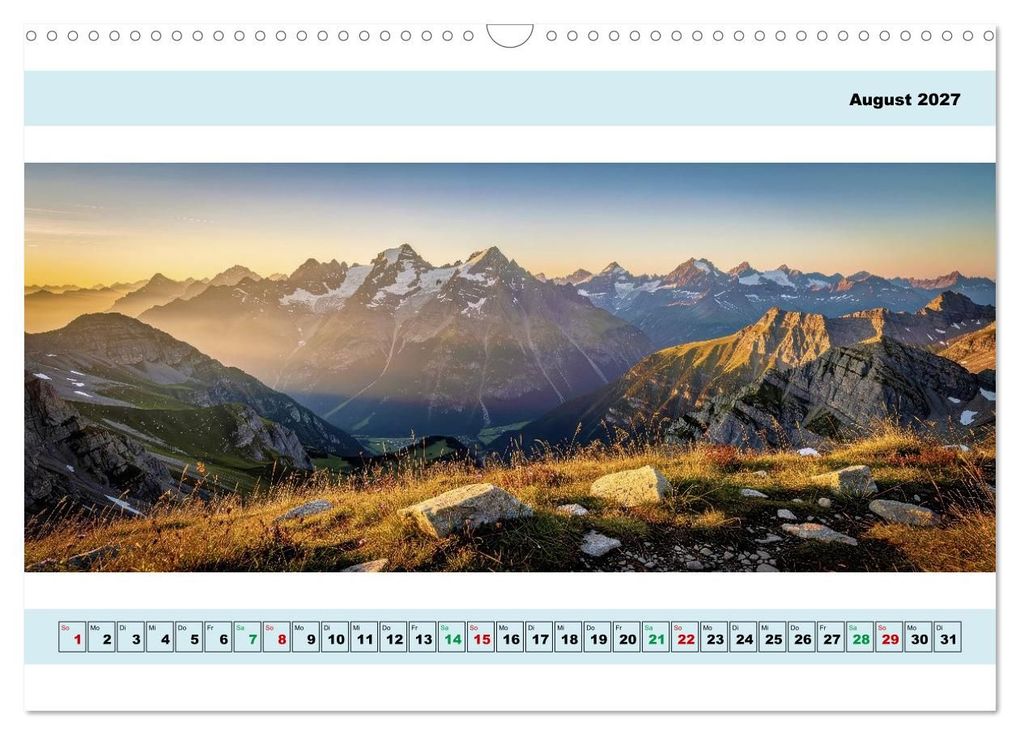 Weitere Ansicht: Alpen - Panorama - Mehr Aussicht geht nicht (Wandkalender 2027 DIN A3 quer), CALVENDO Monatskalender | Torsten Irmer, Calvendo