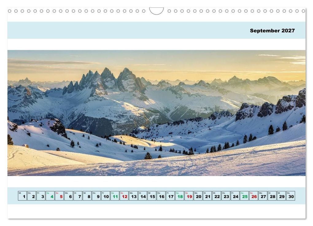 Weitere Ansicht: Alpen - Panorama - Mehr Aussicht geht nicht (Wandkalender 2027 DIN A3 quer), CALVENDO Monatskalender | Torsten Irmer, Calvendo