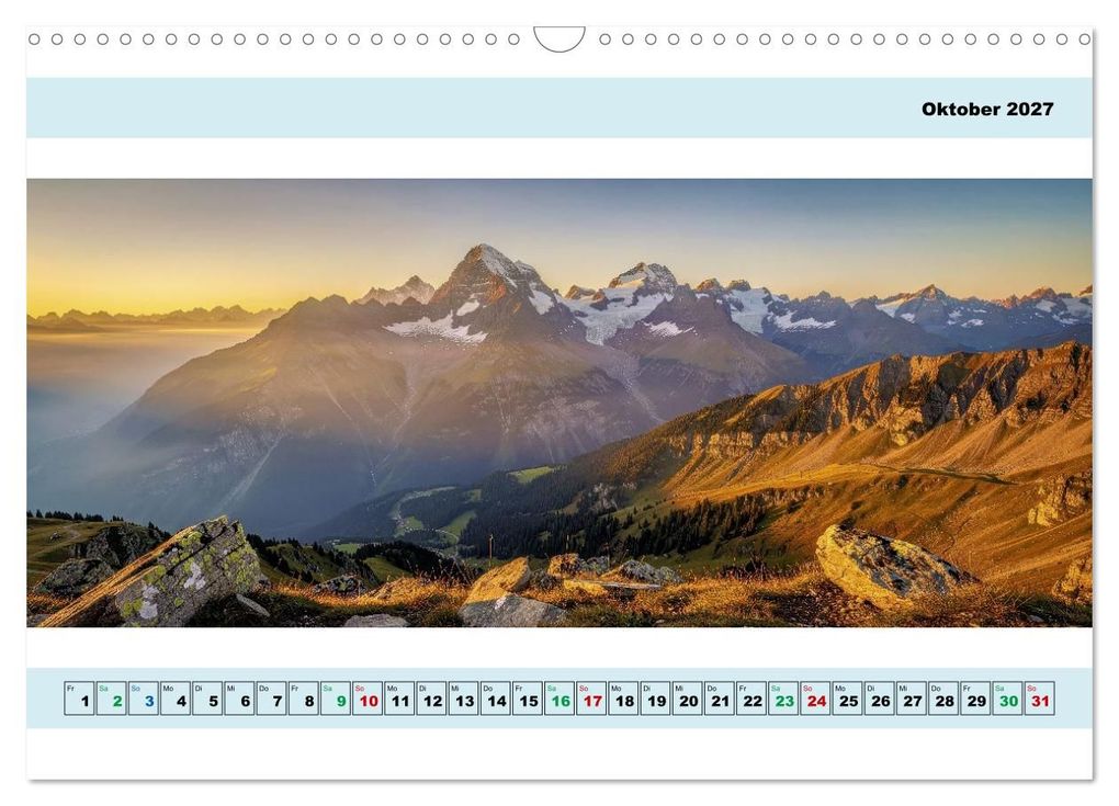 Weitere Ansicht: Alpen - Panorama - Mehr Aussicht geht nicht (Wandkalender 2027 DIN A3 quer), CALVENDO Monatskalender | Torsten Irmer, Calvendo
