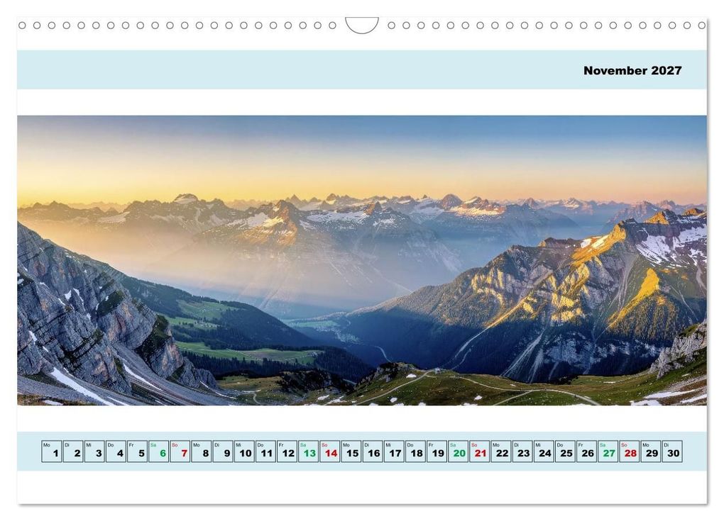 Weitere Ansicht: Alpen - Panorama - Mehr Aussicht geht nicht (Wandkalender 2027 DIN A3 quer), CALVENDO Monatskalender | Torsten Irmer, Calvendo