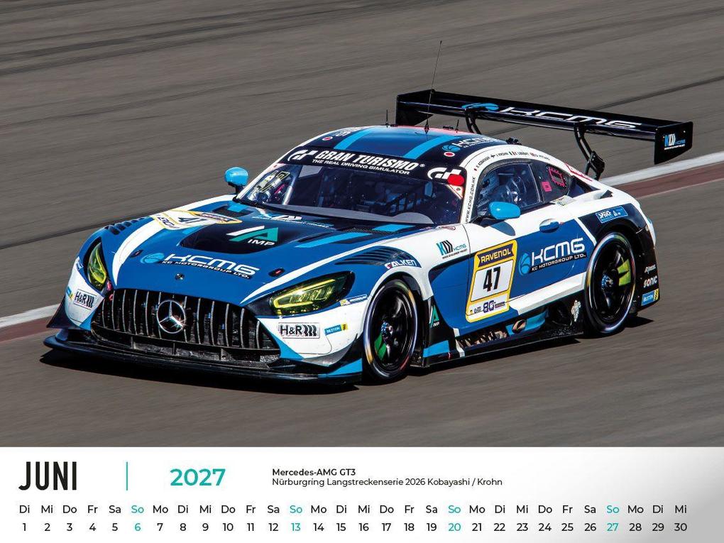 Weitere Ansicht: Mercedes im Rennsport Kalender 2027 | Frank Pommer