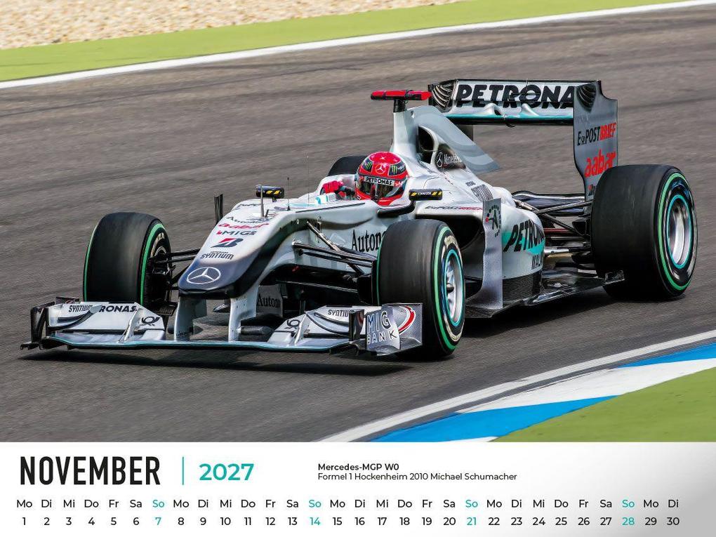 Weitere Ansicht: Mercedes im Rennsport Kalender 2027 | Frank Pommer