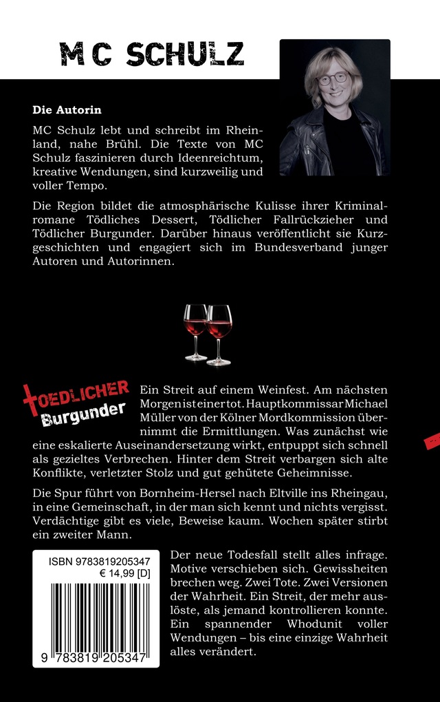 Weitere Ansicht: Tödlicher Burgunder | M C Schulz
