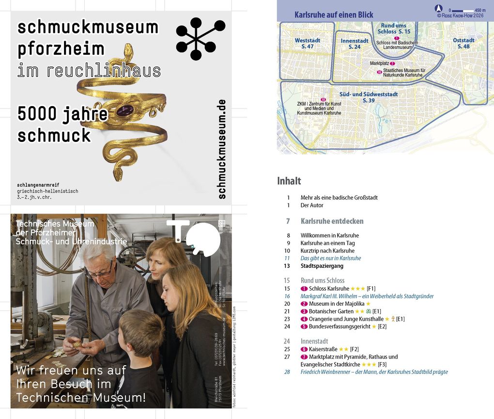 Weitere Ansicht: Reise Know-How CityTrip Karlsruhe | Günter Schenk
