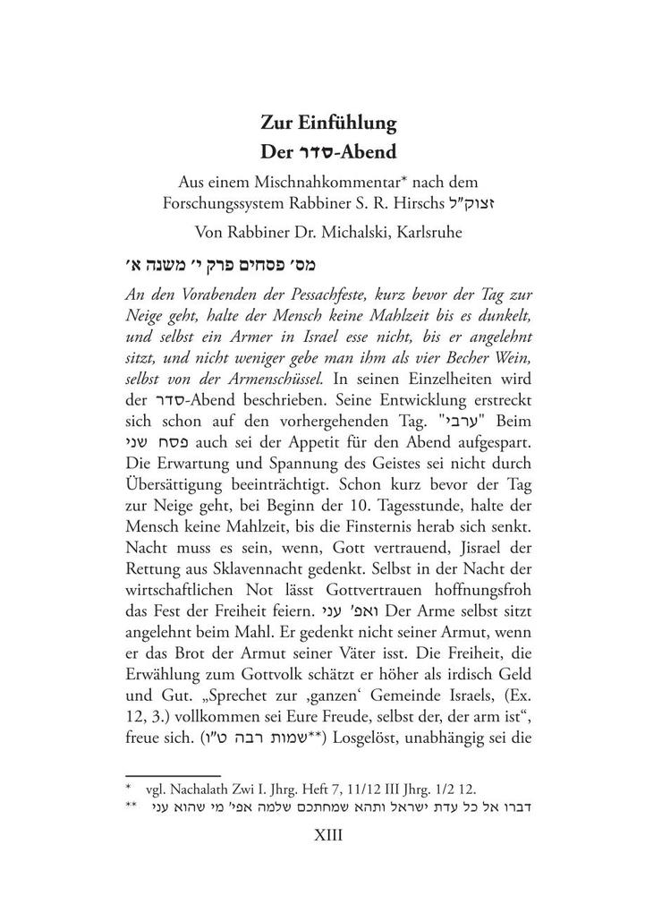 Weitere Ansicht: Hirsch-Haggada | Abraham Michalski, Israel Meyer Japhet