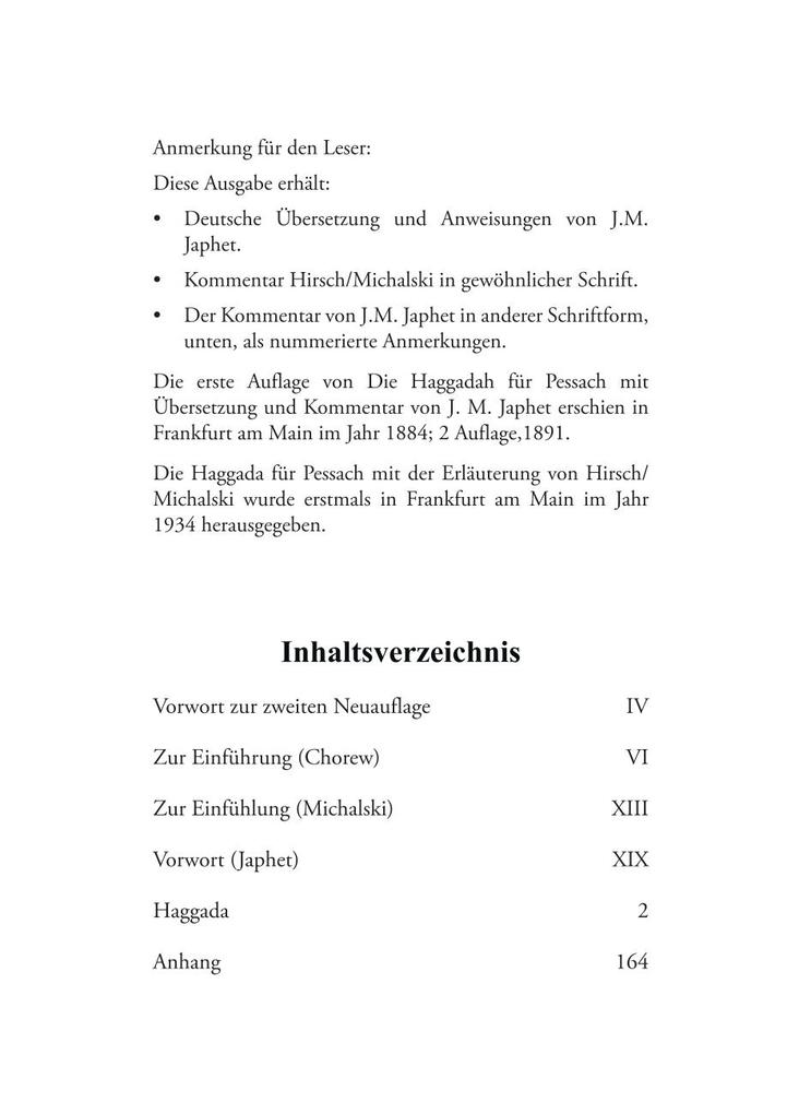 Weitere Ansicht: Hirsch-Haggada | Abraham Michalski, Israel Meyer Japhet