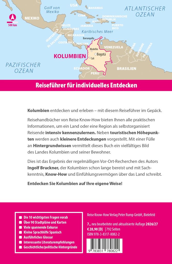Weitere Ansicht: Reise Know-How Reiseführer Kolumbien | Ingolf Bruckner