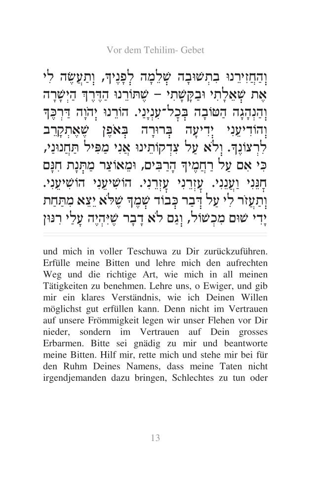 Weitere Ansicht: Tehillim Schma Kolenu | Samson Raphael Hirsch