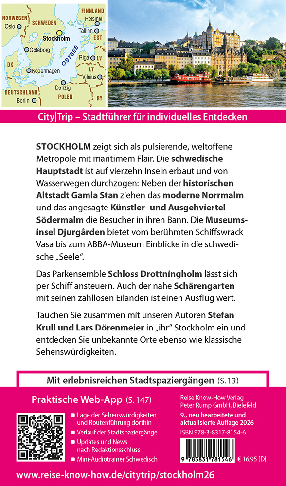 Weitere Ansicht: Reise Know-How CityTrip Stockholm | Lars Dörenmeier, Stefan Krull