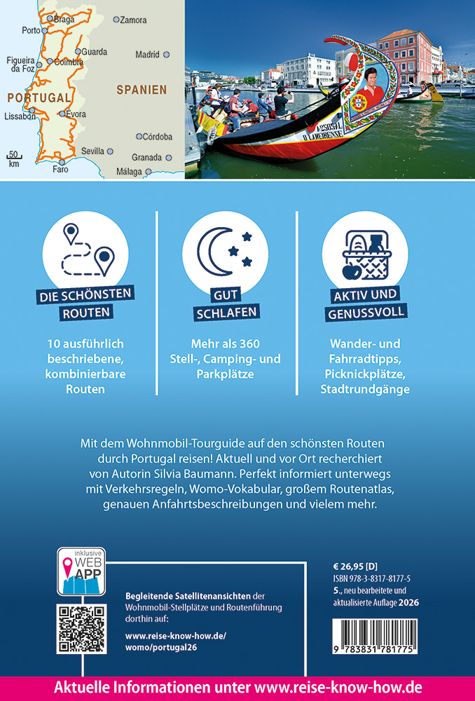 Weitere Ansicht: Reise Know-How Wohnmobil-Tourguide Portugal | Silvia Baumann