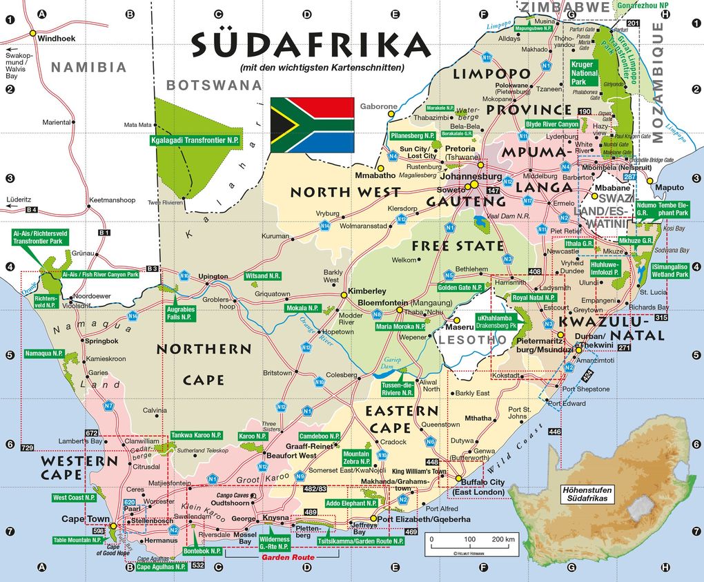 Weitere Ansicht: Reise Know-How Reiseführer Südafrika | Helmut Hermann, Bettina Romanjuk