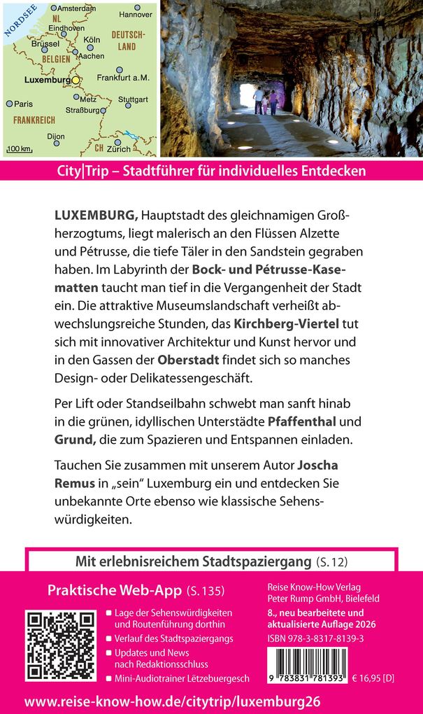 Weitere Ansicht: Reise Know-How CityTrip Luxemburg | Joscha Remus