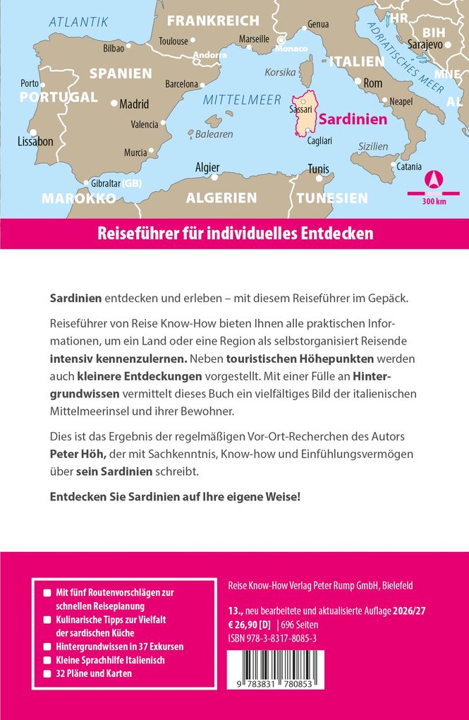 Weitere Ansicht: Reise Know-How Reiseführer Sardinien | Peter Höh